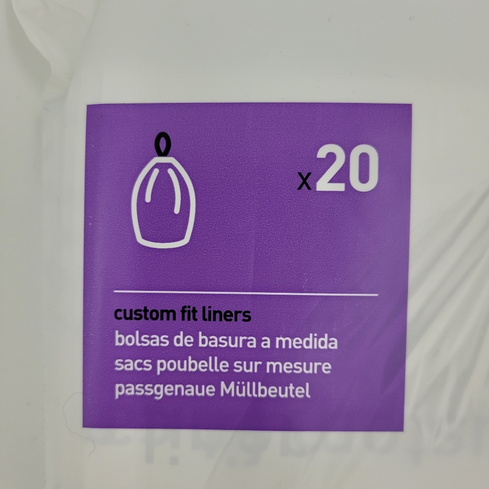 Simplehuman Code H Custom Fit Liners Drawstring Trash Bags 20 Count 30-35L NEW - Picture 3 of 8
